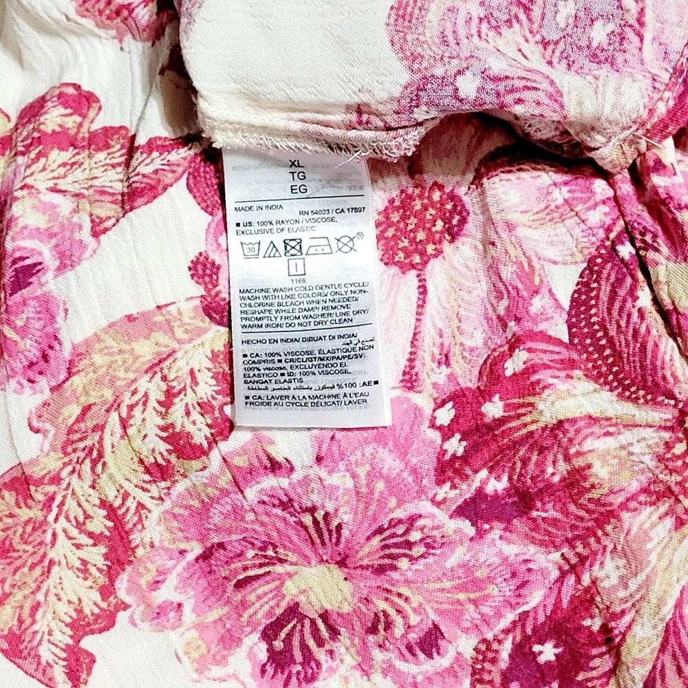 Old Navy Floral Prairie Style Flowy Long Sleeve Dress / Top (XL) - Picture 7 of 9